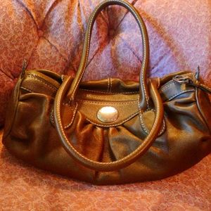Marc by Marc Jacobs brown shoulder bag, approx. 13" x 6" x  9".  Strap drop 10"?